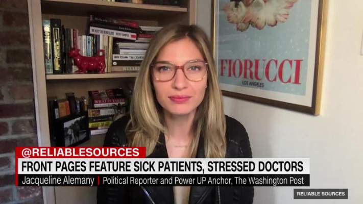 Jacqueline Alemany during one of her online political talks.